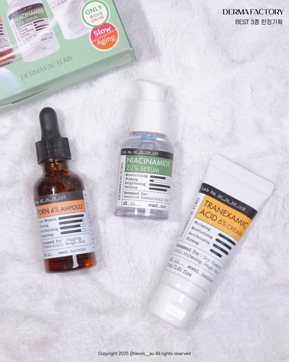tiewis__su's tweet image. #광고 #RT이벤트 @DermaFactory 

#rt 추첨 3분께 더마팩토리 BEST 3종 한정기획을 보내드립니다!

12/9~12/13 단 5일간 올영 펀딩 프로모션 기념으로 BEST 3종이 기획 상품으로 출시되었어요!

세럼+크림+앰플 본품으로 구성되어있는 세트가  22,000원으로 온라인몰에서 판매된답니다 🩷
올영 펀딩…