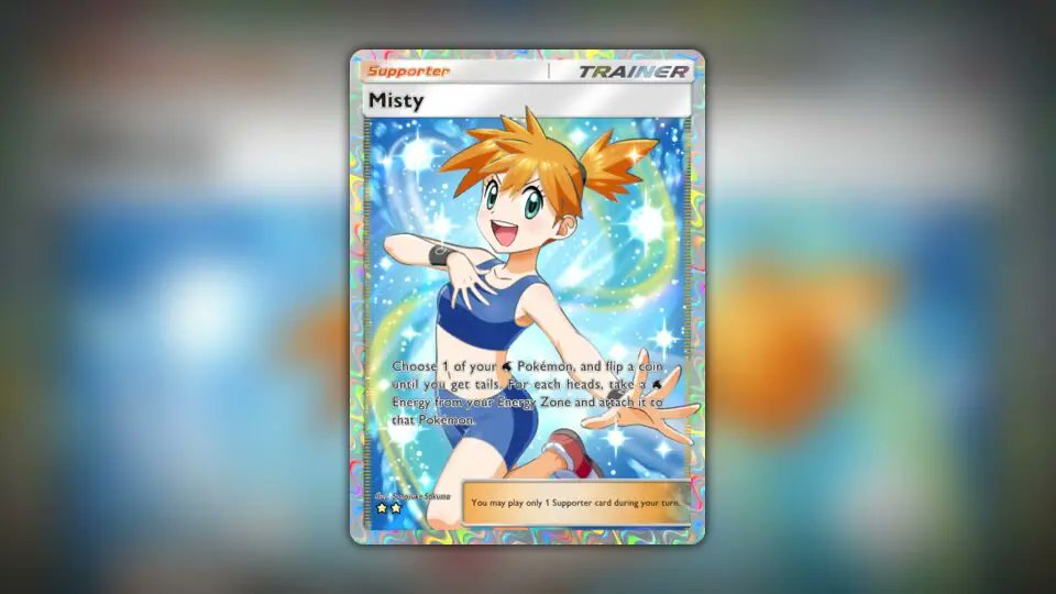 Over a year into Pokemon Pocket, and this is still the worst design of the game.

Card singlehandedly doomed 80% of water types.

My water decks will always be Misty free. CUZ YOU'RE DEAD TO ME.