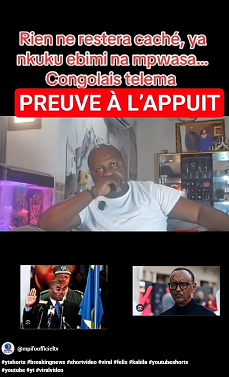 kinshasaweb's tweet image. #ytshorts #breakingnews #shortvideo #viral #felix #kabila #youtubeshorts #youtube #yt #viralvideo youtube.com/shorts/J9MPLSn… via @YouTube