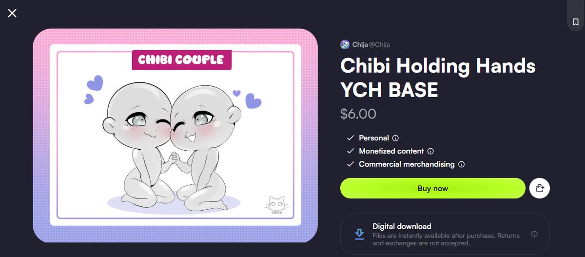 New product on my shop!
Chibi base on my #VGen 

vgen.co/Chija/product/…