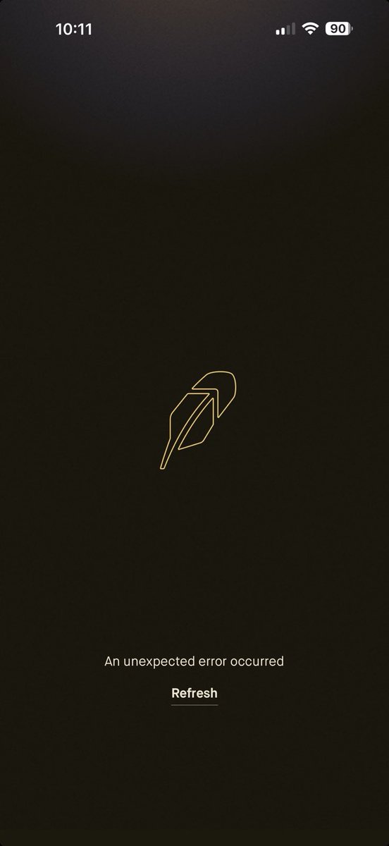 RayDividends's tweet image. Just an FYI. The credit card app is not functioning correctly this morning.