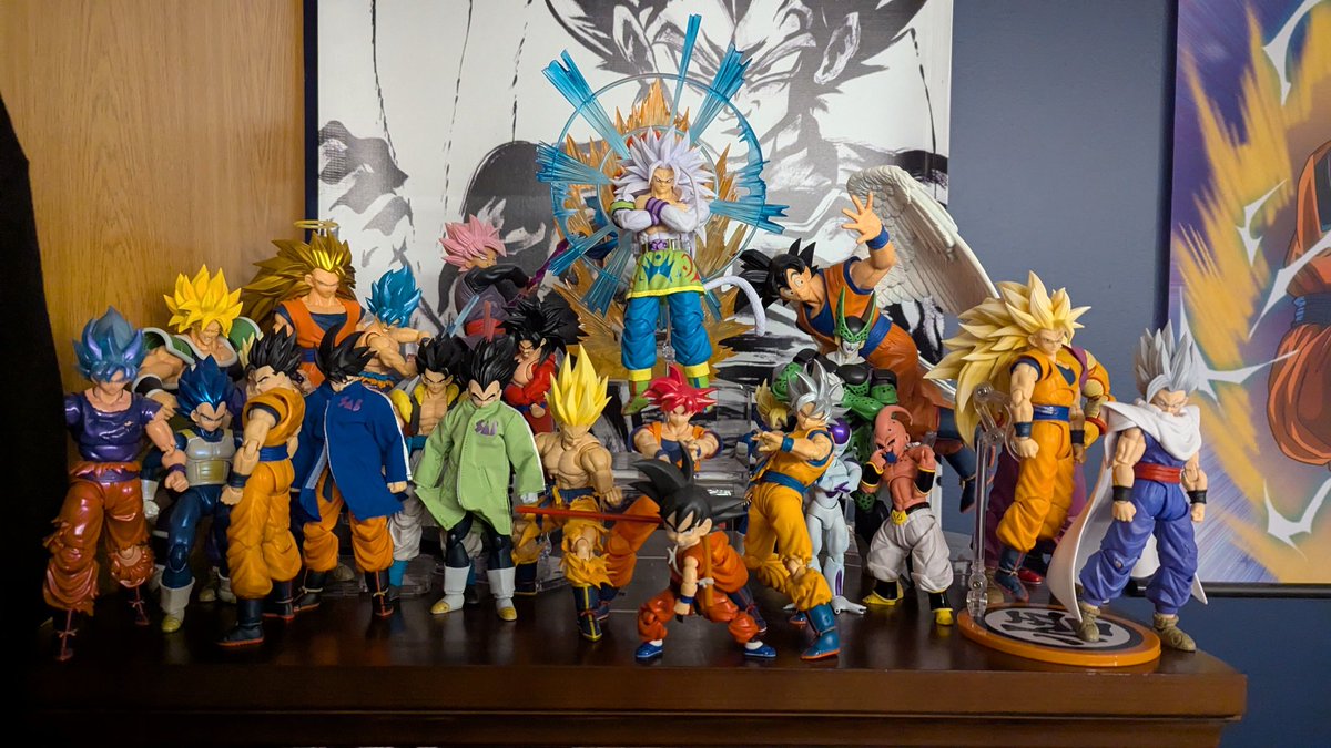 This was my set up around this time last year. 

It was definitely cluttered, but to me it still has some charm!