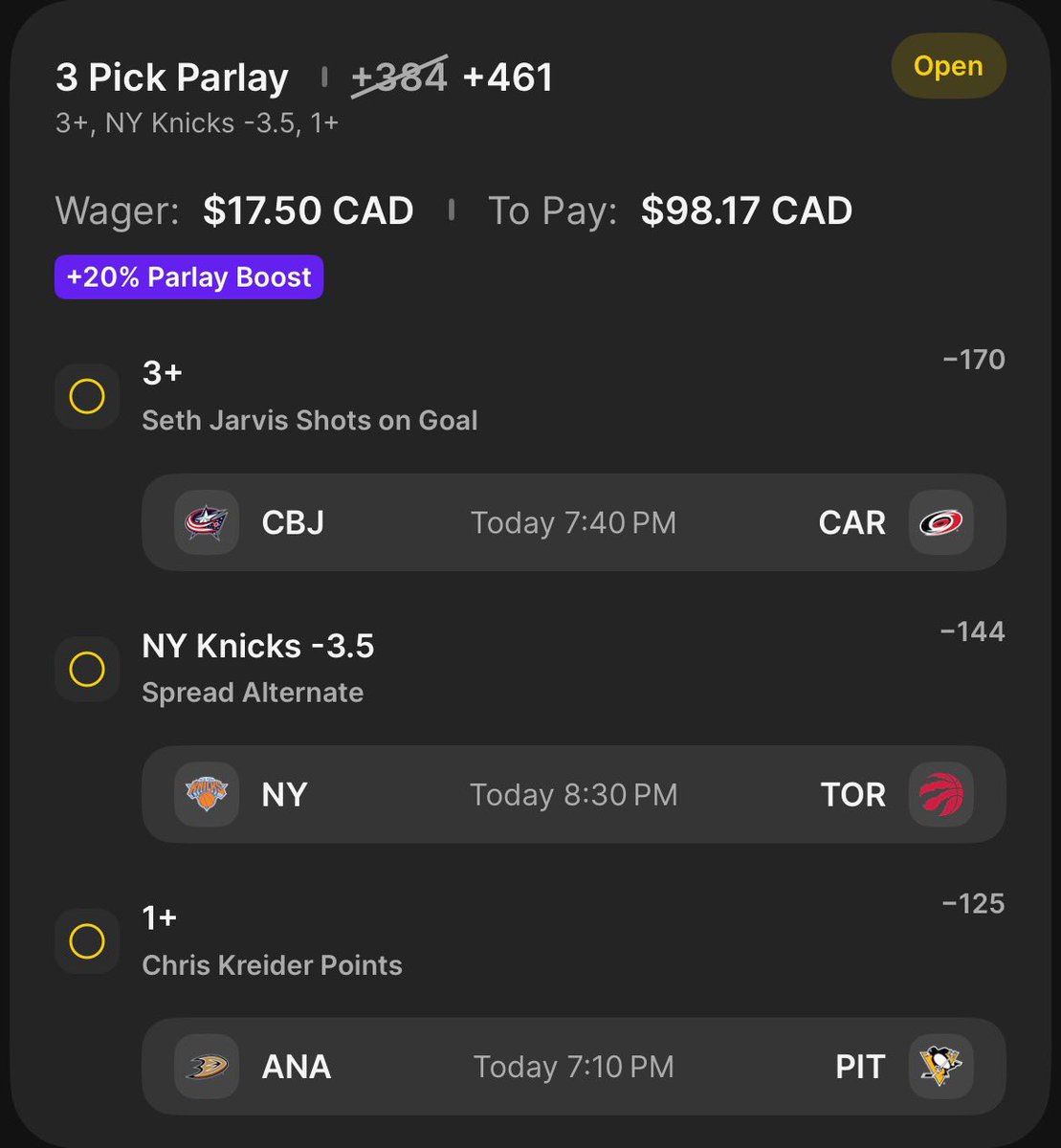 It’s a Prop Culture collab with <a href="/limestonebets/">Mike Moks</a> <a href="/DanTomlinBets/">Dan Tomlin</a> and <a href="/shmu66bets/">Shmu66Bets</a> 

Join us on the cord. Always free!

sportsbook.draftkings.com/social/post/7f…