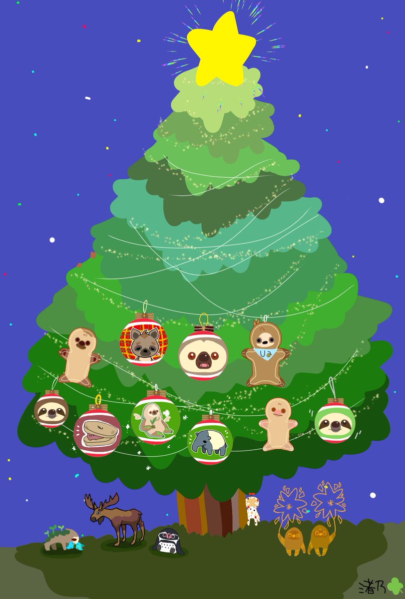 渚乃のクリスマス🎄 🦌🎄🎄🎅🎄🎄🦌 クリスマスまでの期間限定ツリーを