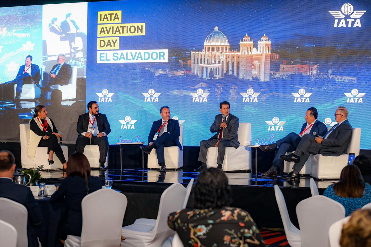 #AviationDay | El Aviation Day de la Asociación Internacional de Transporte Aéreo (<a href="/IATA/">IATA</a>), cierra la jornada de este martes con la ponencia “Necesidades operacionales para potenciar la aviación en El Salvador”. En este espacio participa el director ejecutivo de <a href="/aacelsalvador/">aacelsalvador</a>,