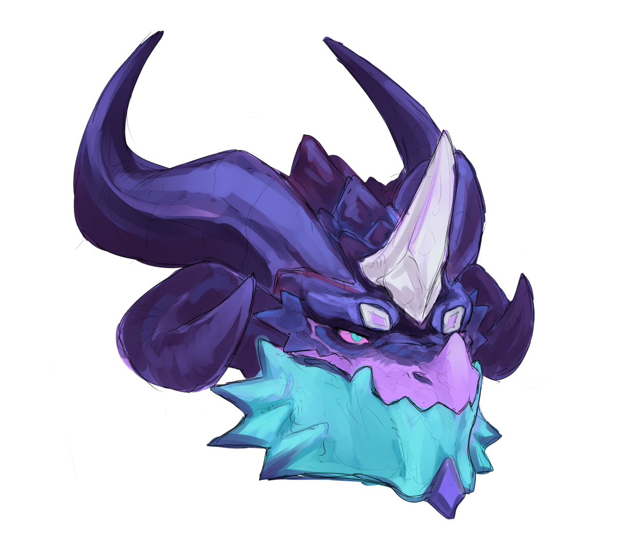 My future new character~ 

I'm still thinking about his body, maybe I should add a mouth on his belly??