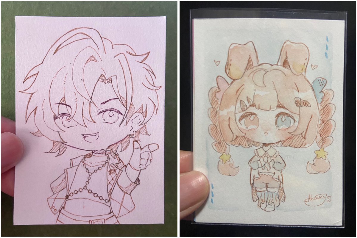 Hi all, it been a while hasn’t it?
Just sone announcement that I will be attending #doumini2025 with my friend this weekend. 

As it been a while, I decided to open card size commission, will post more details later on

Price: $10 (line-art) $15 (colour)