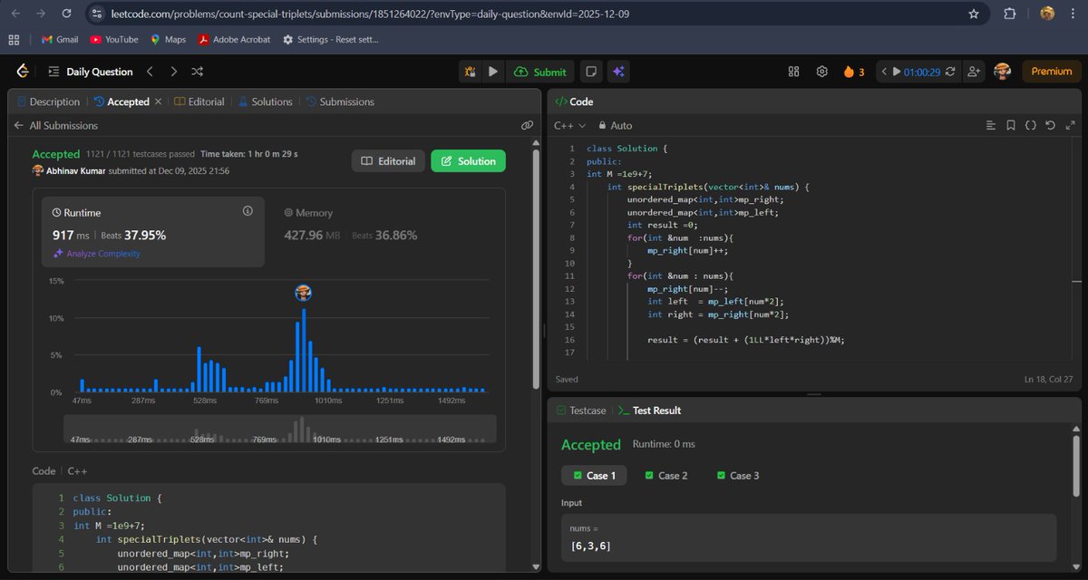 zeyron882's tweet image. Day 38 of #100DaysOfCode🚀
1. WebDev ✅
- Studied Basics of node.js
2. DSA ✅
- Solve Leetcode Potd
- studied Linked List
3. Revision ❌
4. College Work ❌

#connect #dsa #leetcode #WebDevelopment #BuildInPublic
