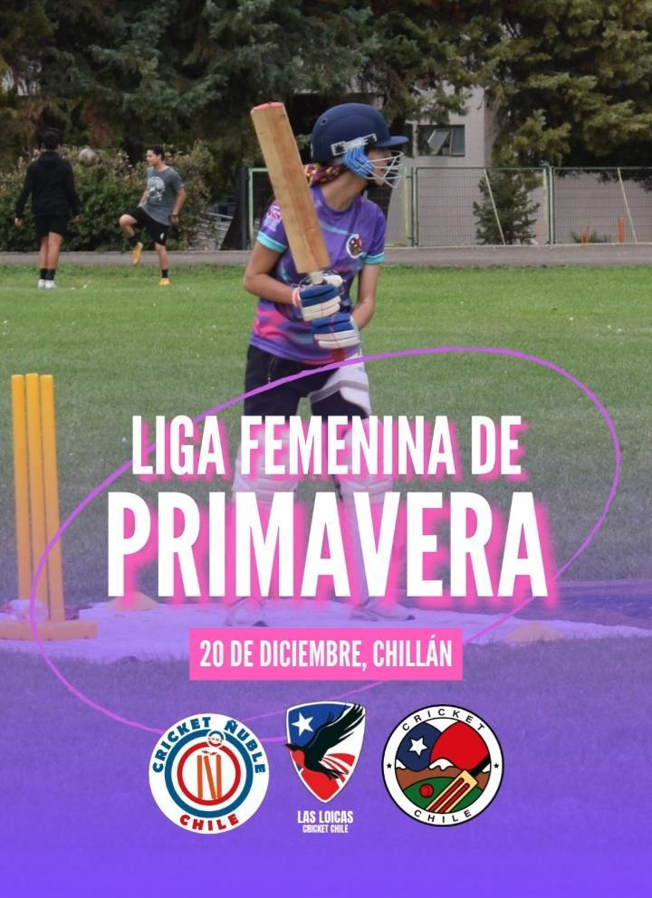 ¡Invitamos a todas las mujeres de Ñuble a la Liga Femenina de Primavera! 🏏🌸
📅 20 dic | ⏰ 10–18h | 📍UBB, Chillán
No necesitas experiencia 🙌
Escríbenos por DM para más info 💙
#CricketÑuble #MujeresEnElDeporte #Chillán #ChillánViejo