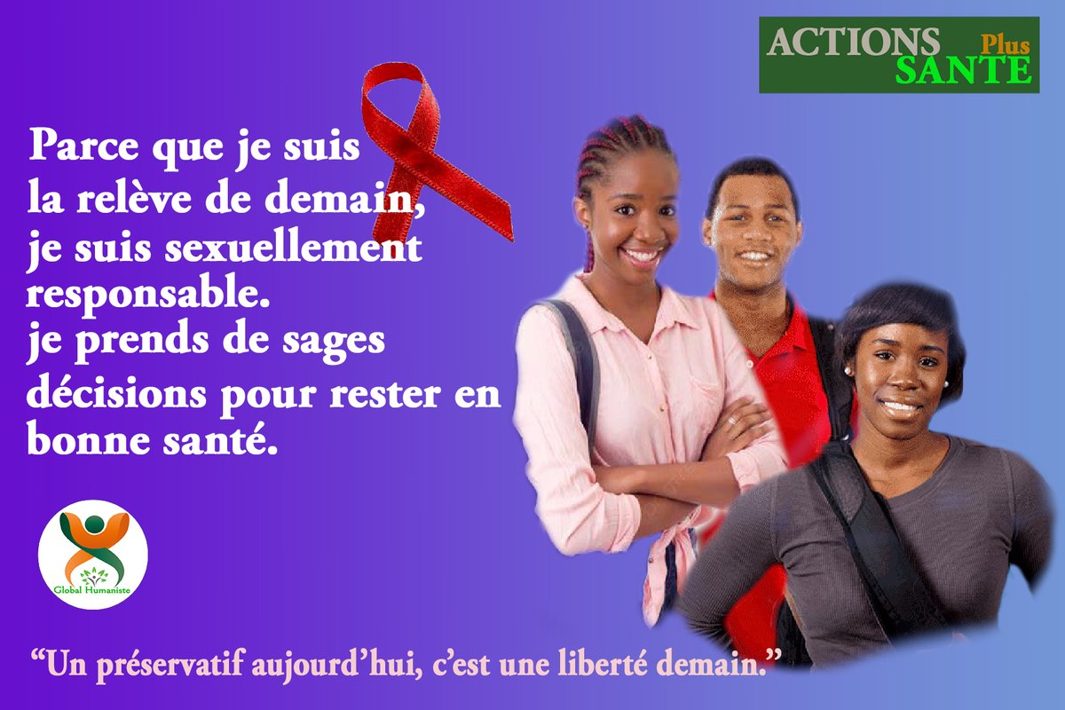 Globalhumaniste's tweet photo. Rejoins la campagne #GénérationSansSIDA pour une jeunesse informée et responsable !
Sensibilisations, dépistage, concerts, débats…
“Notre voix compte ! Ensemble, disons OUI à la santé!"
#1erDécembre #ZéroInfection #globalhumaniste #GénérationSansSIDA https://t.co/Tju1CGphjE