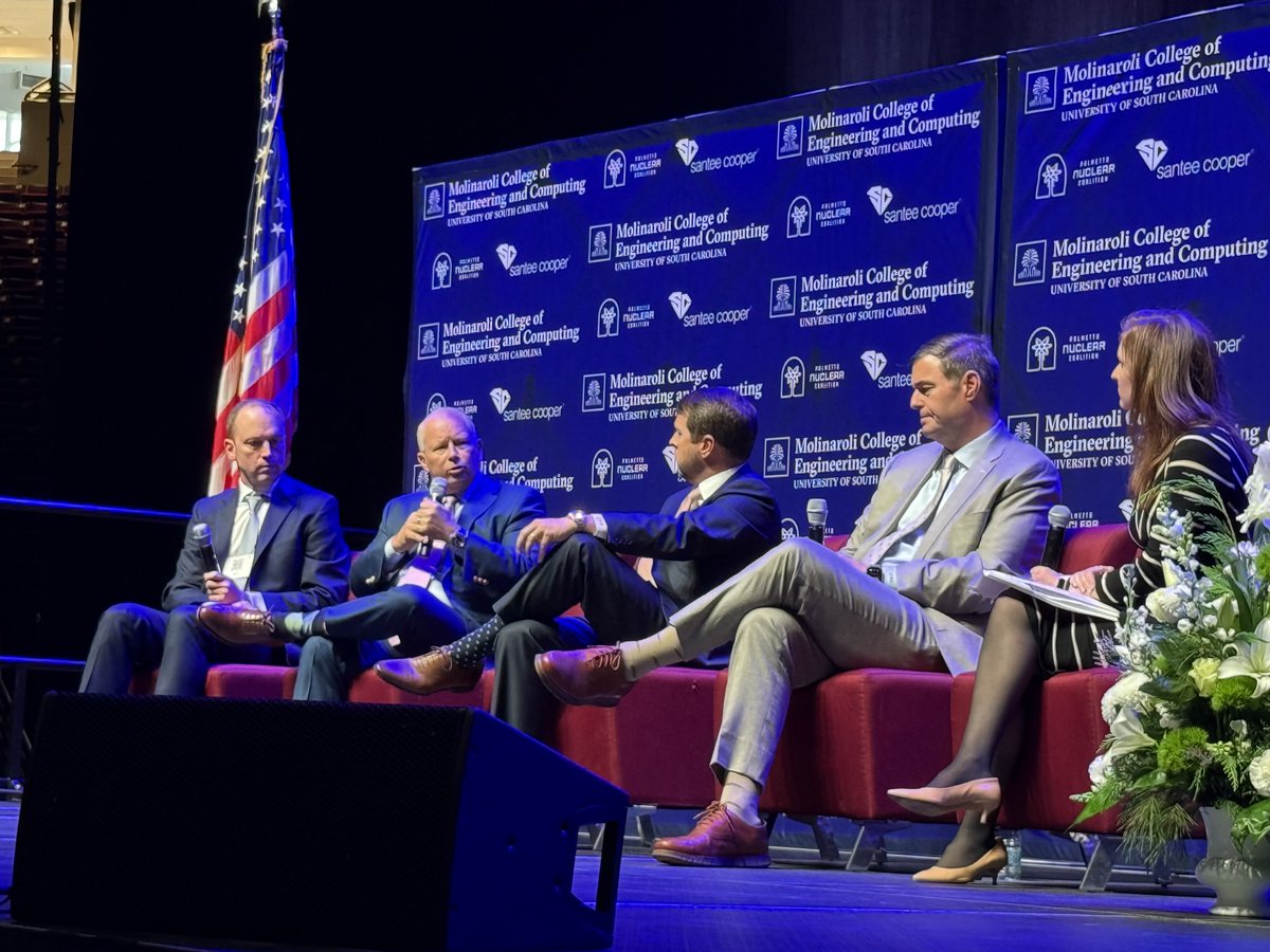 CEO Jimmy Staton and Chairman Peter McCoy joined SC House Speaker Murrell Smith and Centerview Partner John Cogan at the <a href="/palmettonuclear/">Palmetto Nuclear Coalition</a> Annual SC Nuclear Summit today, discussing  the planned restart of VC Summer, called “one of America’s most consequential energy projects."