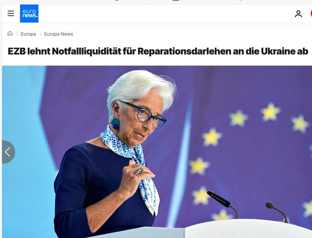🇦🇹 BREAKING: Österreich soll für 5,5 Milliarden Euro Ukraine-Kriegskredite haften

Punkt 1
Es ist unvereinbar mit unserer Neutralität ❗️

Punkt 2 
Die EZB hat nicht umsonst jegliche Haftungen bezüglich Ukrainekredite abgelehnt und jetzt sollen die EU-Mitgliedsstaaten für