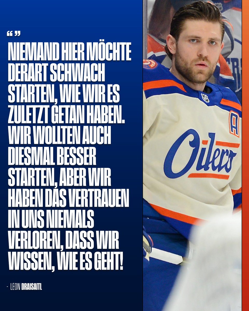 Schwach aus den Startlöchern gekommen? Das nagt nicht am Selbstvertrauen bei Leon Draisaitl und den Edmonton Oilers, die zuletzt immer besser in Schwung gekommen sind! 💪 

#LetsGoOilers | @edmontonoilers | #Draisaitl