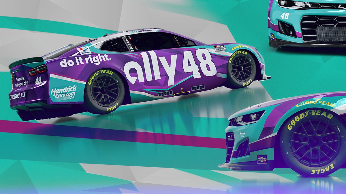 allyracing's tweet image. Check out all the details on our 2026 #Ally48 paint scheme. 🤩