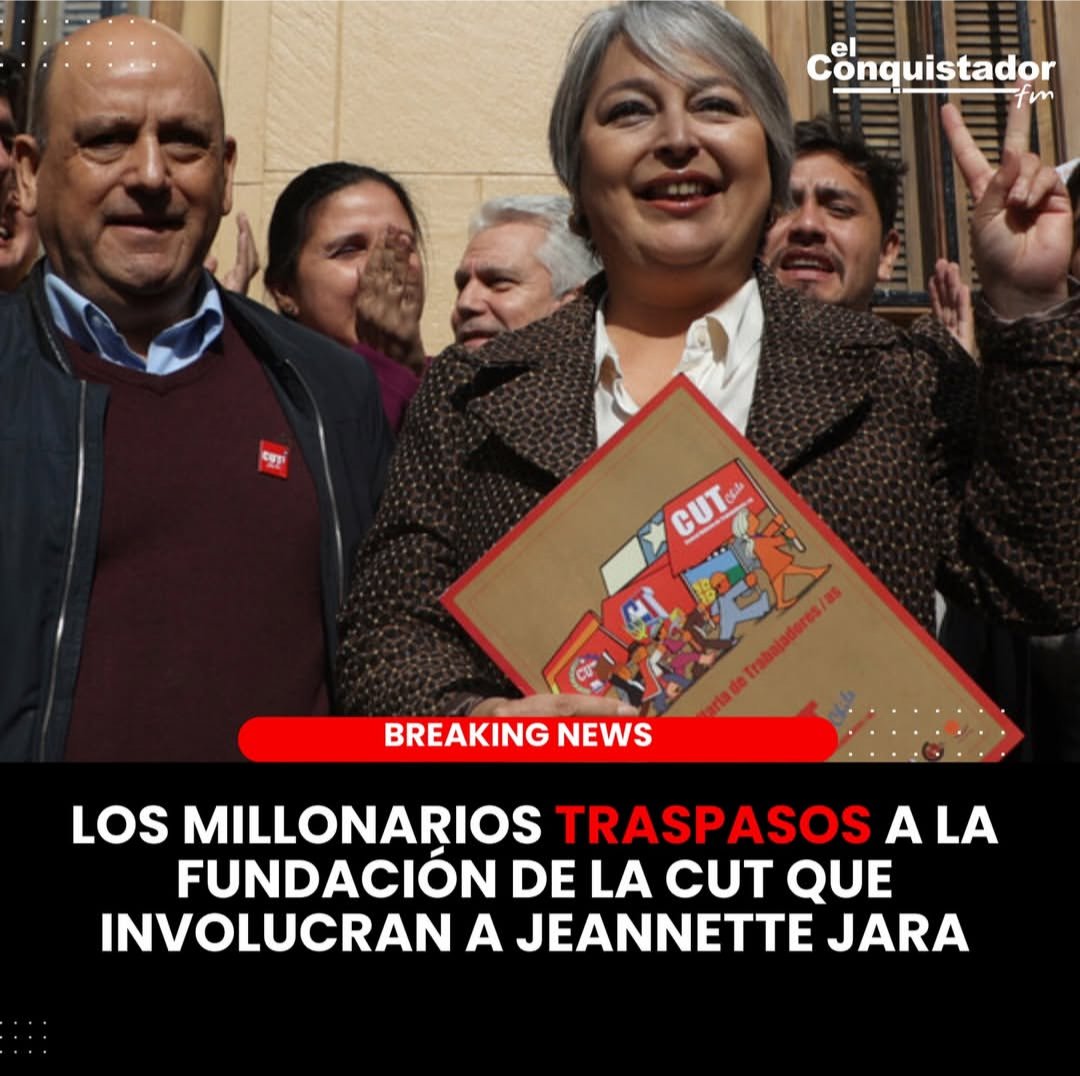 camilafvillalo1's tweet photo. 🔴Terremoto en el comando de Jeannette Jara y en el Gobierno, su candidatura presidencial acaba de recibir la peor noticia de todas, al parecer el Caso Fundaciones también golpeará a la candidata de la ultraizquierda? #KastTeníaRazón https://t.co/mvWAgqy3SX