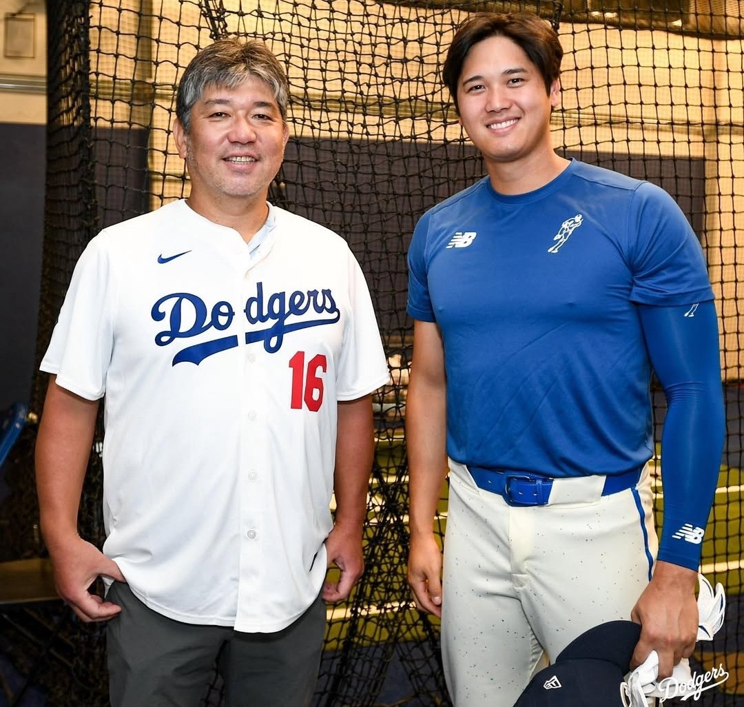 グッド.モーニング🤓👋🌄 パイオニア 野茂英雄氏と🤝 大谷翔平の