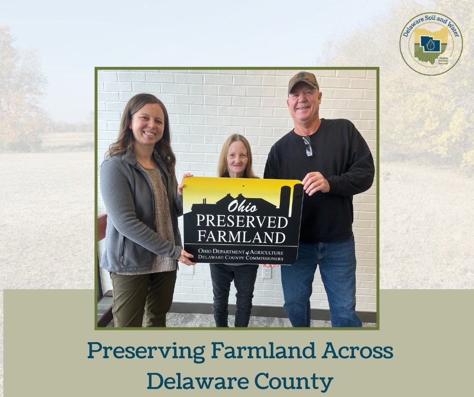 DelawareSWCD's tweet image. We were proud to finalize another agricultural easement yesterday! 🌾🌱🌾

Do you have farmland you'd like to protect? Stay tuned for our 2026 pre-application in early January.

#farmlandpreserveration #protectfarmland #helpingyouhelptheland