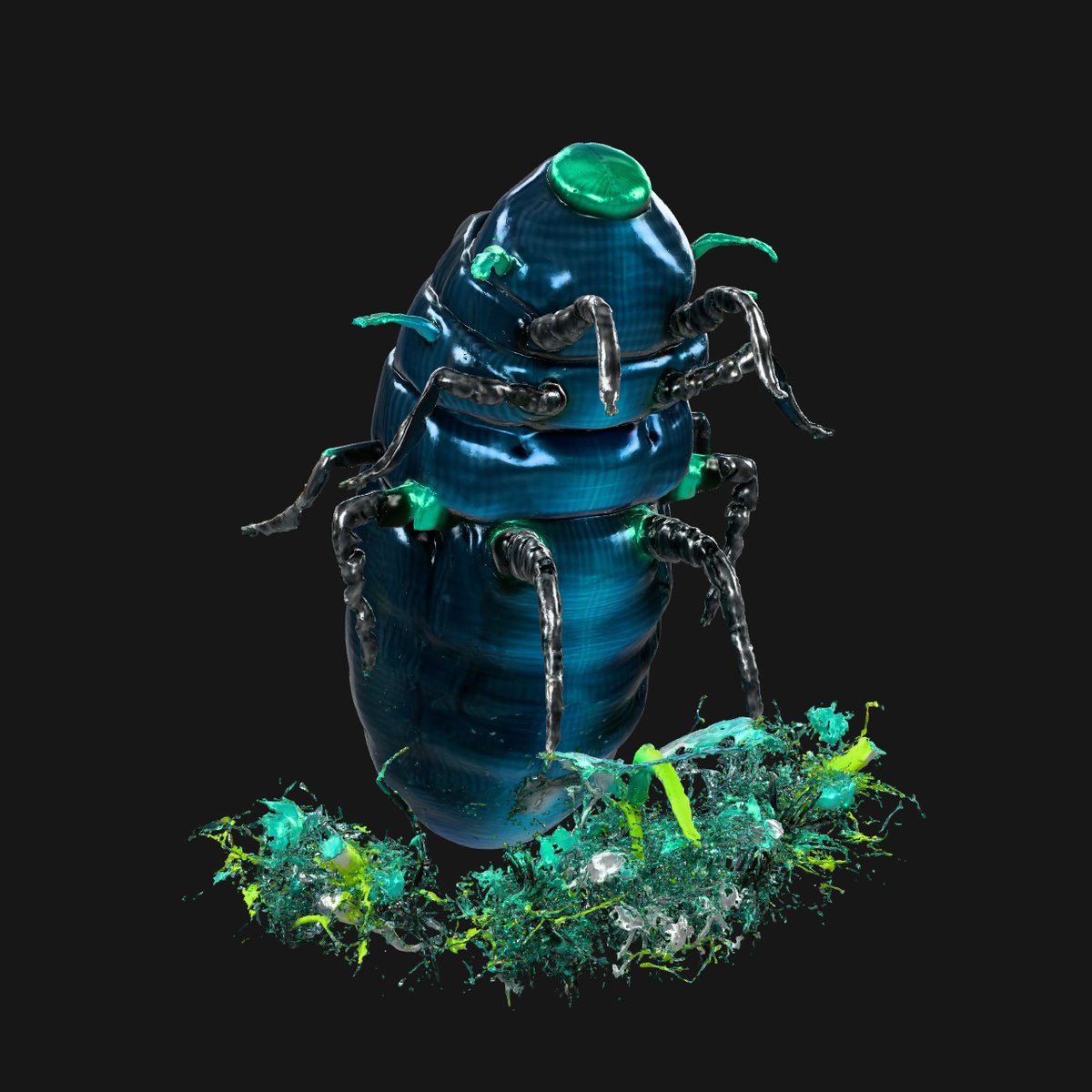 manonpretto's tweet image. A small organism feeding on neon residue half-biotic, half-machine, still searching for a host.
🔗 objkt.com/tokens/KT1GiEf…

#objkt #tezosart #digitalrelic #postnatural #3dart