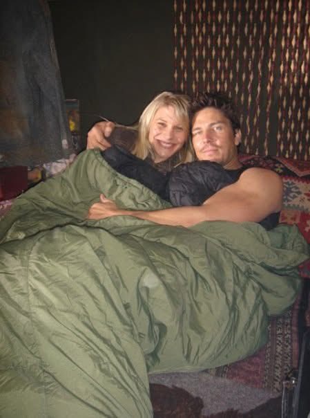 kateesackhoff's tweet image. You guys… Trucco is on the podcast this week! And before anyone zooms in on the hand placement in this photo — HE’S TALL. That’s my story and I’m sticking to it. 
🤣🤣

#TheSackhoffShow #bsg #SoSayWeAll