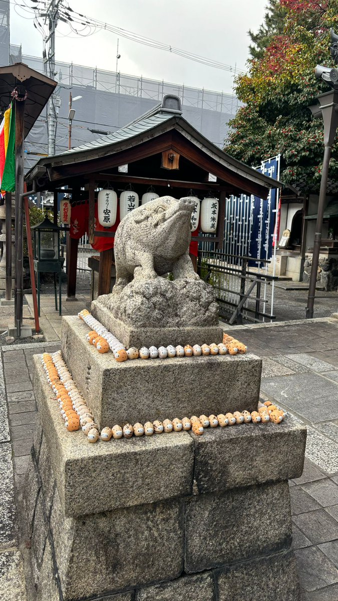 Hellgar2323's tweet photo. ¿Sabías que el Okazaki jinja es un santuario dedicado a los jabalíes? Estos animales te protegen para tener un parto rápido (spoiler: no funcionan😭) 

#Japon 
#kyoto https://t.co/rmqukDwkbQ