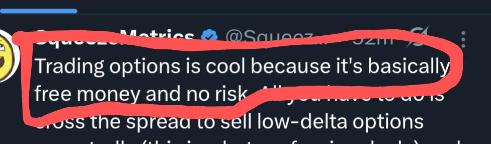 joechsner's tweet photo. @jaredhstocks Ahhh yes, options trading, the free lunch of investing. https://t.co/1xs5jrOJN0