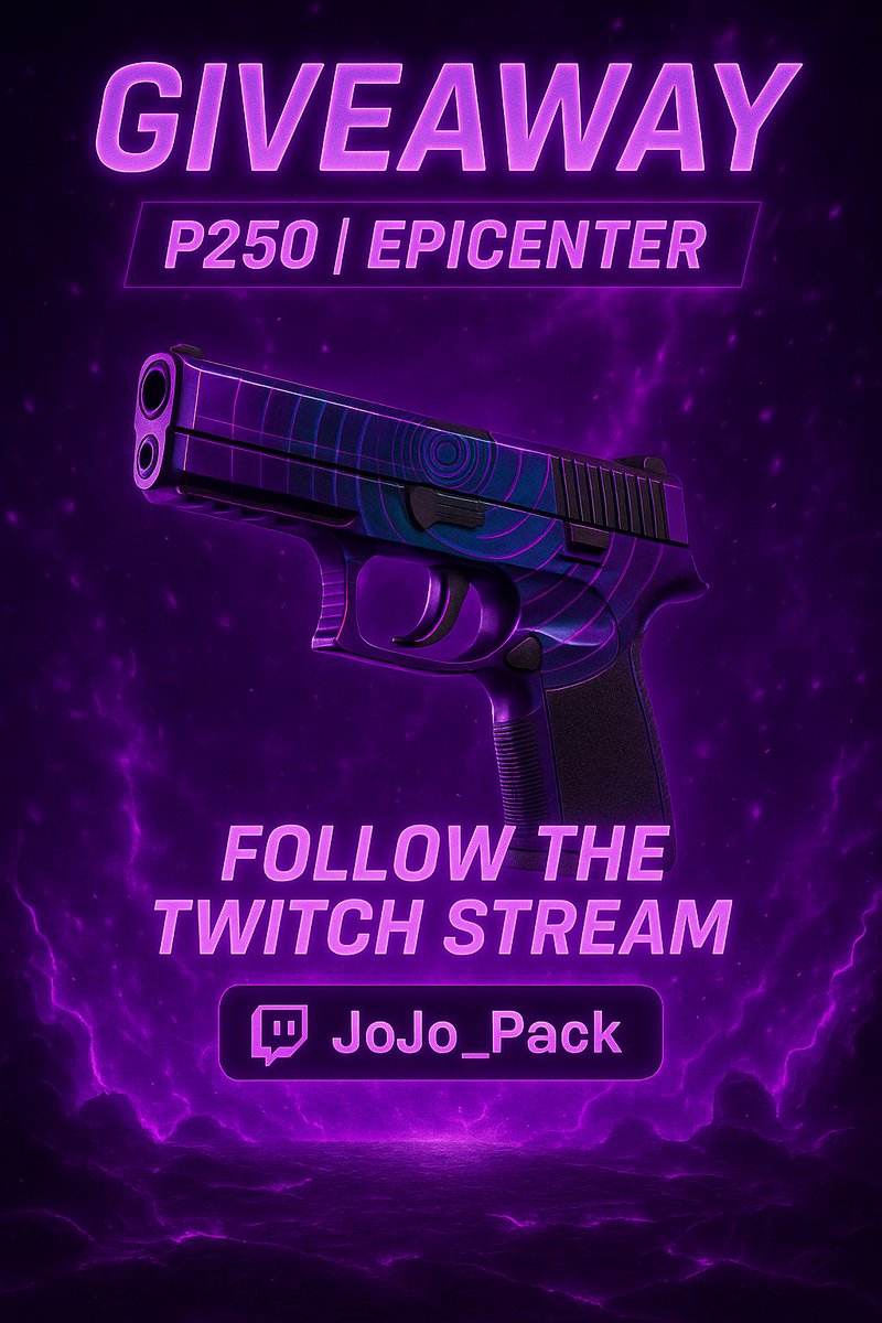 JoJo_Pack's tweet photo. ✅️Multiple Giveaway On Stream Today✅️
Watch jojo_pack on Twitch!
https://t.co/CpgDdH9ySl
#giveawaycs #csgo #CS2 #cs2skins #csstream https://t.co/lIJBS1WLWr