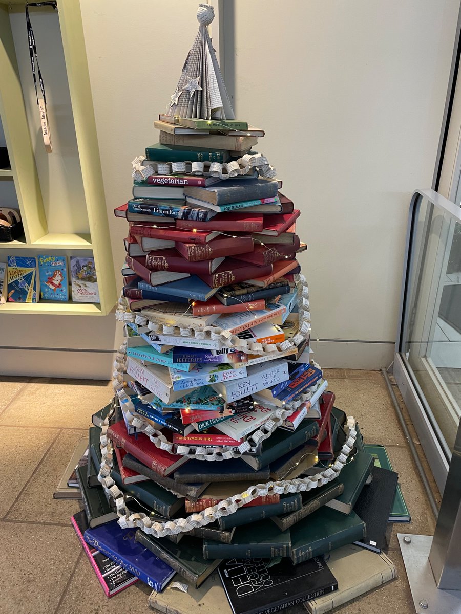 I saw this at Anglesey Abbey last week and think it might be the answer to my TBR piles -I think  I’d need to do several so might need more lights 🤔