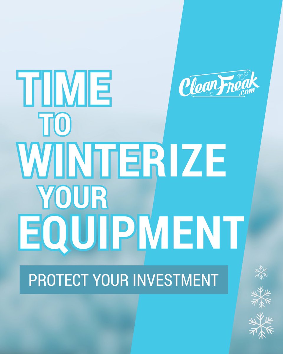 ❄️ Winter is here—are your machines ready? Cold temps can crack tanks and ruin pumps. Our winterization guide shows you how to protect extractors, scrubbers, pressure washers &amp; more: bit.ly/4iMfqoo