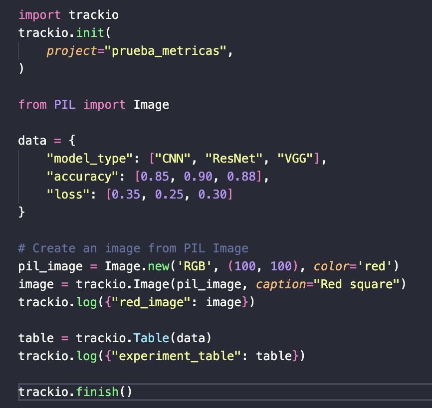 Jcms_99's tweet photo. @abidlabs Is the media and table logging broken?  I am using this piece of code. uv add trackio (v. 0.10.0) https://t.co/nLSDHmMTrb