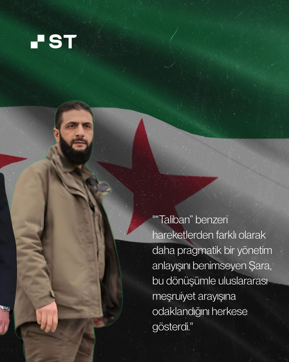 "Ahmed eş-Şara: İdlib Şehir Devletinden Yeni Suriye Devletine"

🖊️ Zekeriya Say (<a href="/Zekeriya_Say/">Zekeriya Say</a>), kaleme aldı.

🔍 Askeri kamuflajdan sivil yönetime: Ahmed eş-Şara, radikal geçmişinden sıyrılıp pragmatik bir devlet adamına nasıl dönüştü?

🔍 Sadece bir örgüt lideri mi, yoksa