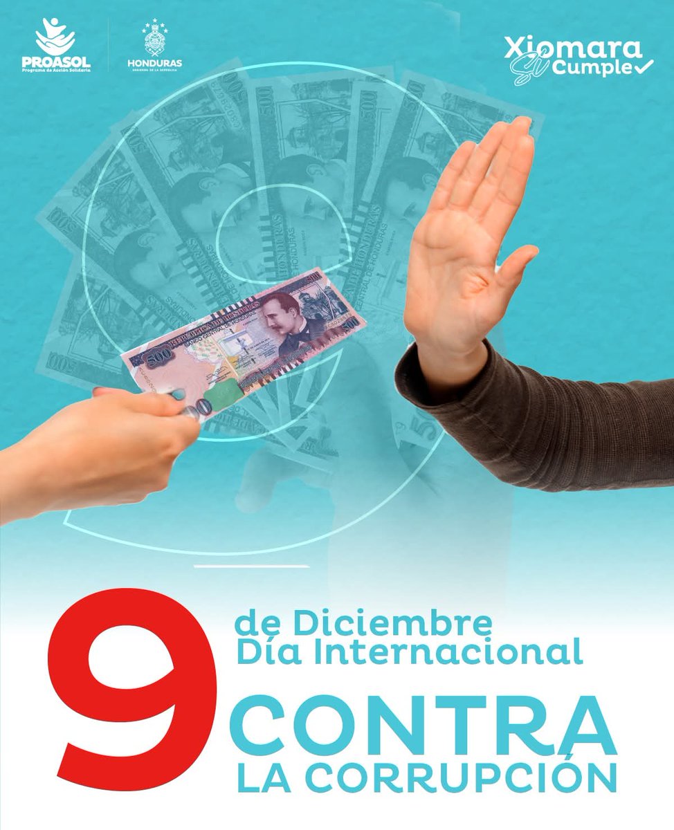 La integridad y la transparencia constituyen la base de un Estado justo y responsable. En el marco del 9 de diciembre, PROASOL reafirma su compromiso de trabajar junto a la ciudadanía y las instituciones en la prevención y combate de la corrupción.