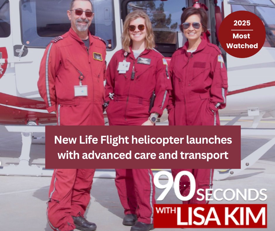 Stanford Medicine upgraded its Life Flight air medical transport, now more powerful, safer, and equipped with cutting-edge tools for complex medical emergencies. We joined the crew to see the new helicopter in action. #2025Recap ⭐
stan.md/4csQnDI