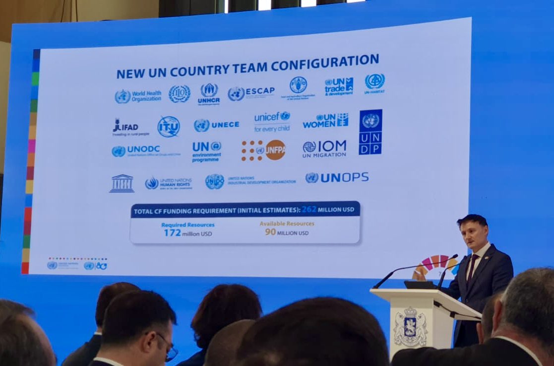 dtrebucq's tweet photo. Congratulations @GovernmentGeo and @ungeorgia on signing the UN Sustainable Development Cooperation Framework for Georgia 2026-2030 today, with Prime Minister of Georgia. 

👉 “This framework offers to All a platform for action to work together”

The 21 entities of the UN Country Team will promote green and inclusive development, with the aim to reduce inequalities between urban and rural areas.

@UN_SDG 
#SDGs 
#Partnerships