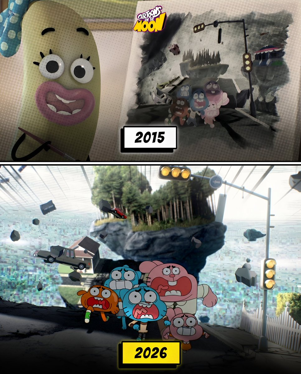 Después de 11 años, finalmente la pintura de Banana Barbara se hizo realidad:

Tenemos el primer vistazo al VACÍO en la nueva temporada de Gumball