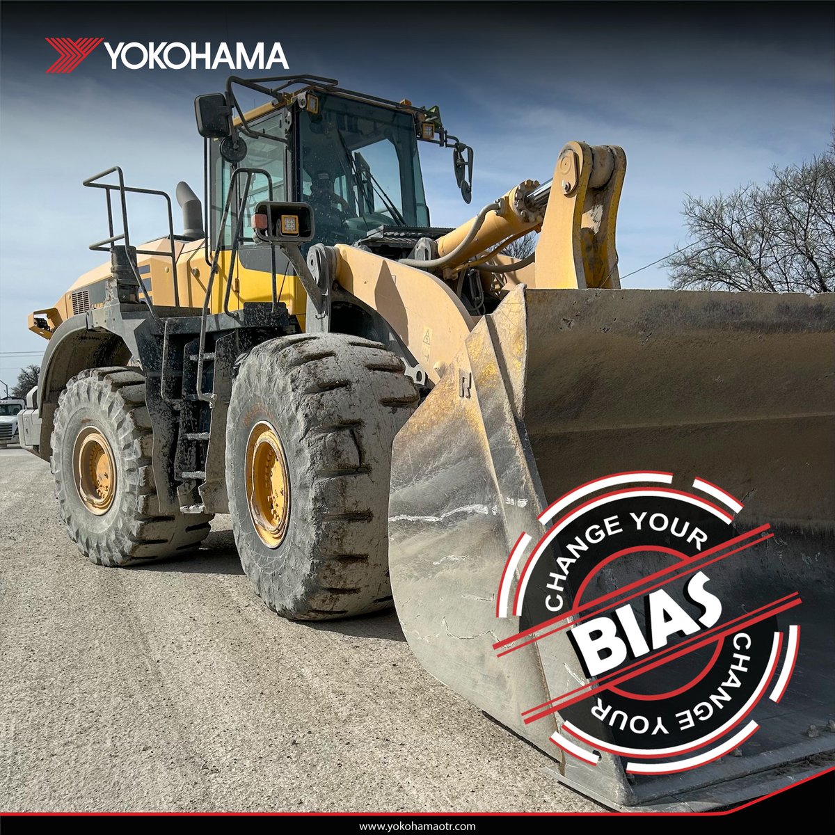𝐘𝐨𝐤𝐨𝐡𝐚𝐦𝐚 𝐎𝐓𝐑 𝐛𝐢𝐚𝐬 𝐭𝐢𝐫𝐞𝐬 you can trust—delivering consistent performance to equipment working in demanding applications, shift after shift, job after job, year after year.

#YokohamaOTR #ChangeYourBias