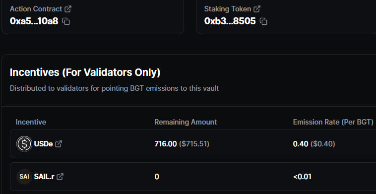 SAIL.r | USDe LP HAS BEEN WHITELISTED

USDe generated from REAL BUSINESS available NOW as PoL incentives

Validators no longer need to feed on BERA derivatives, but ice cold stablecoin

One small step for <a href="/berachain/">Berachain Foundation 🐻⛓</a> , one giant leap for DeFi &amp; RWA
