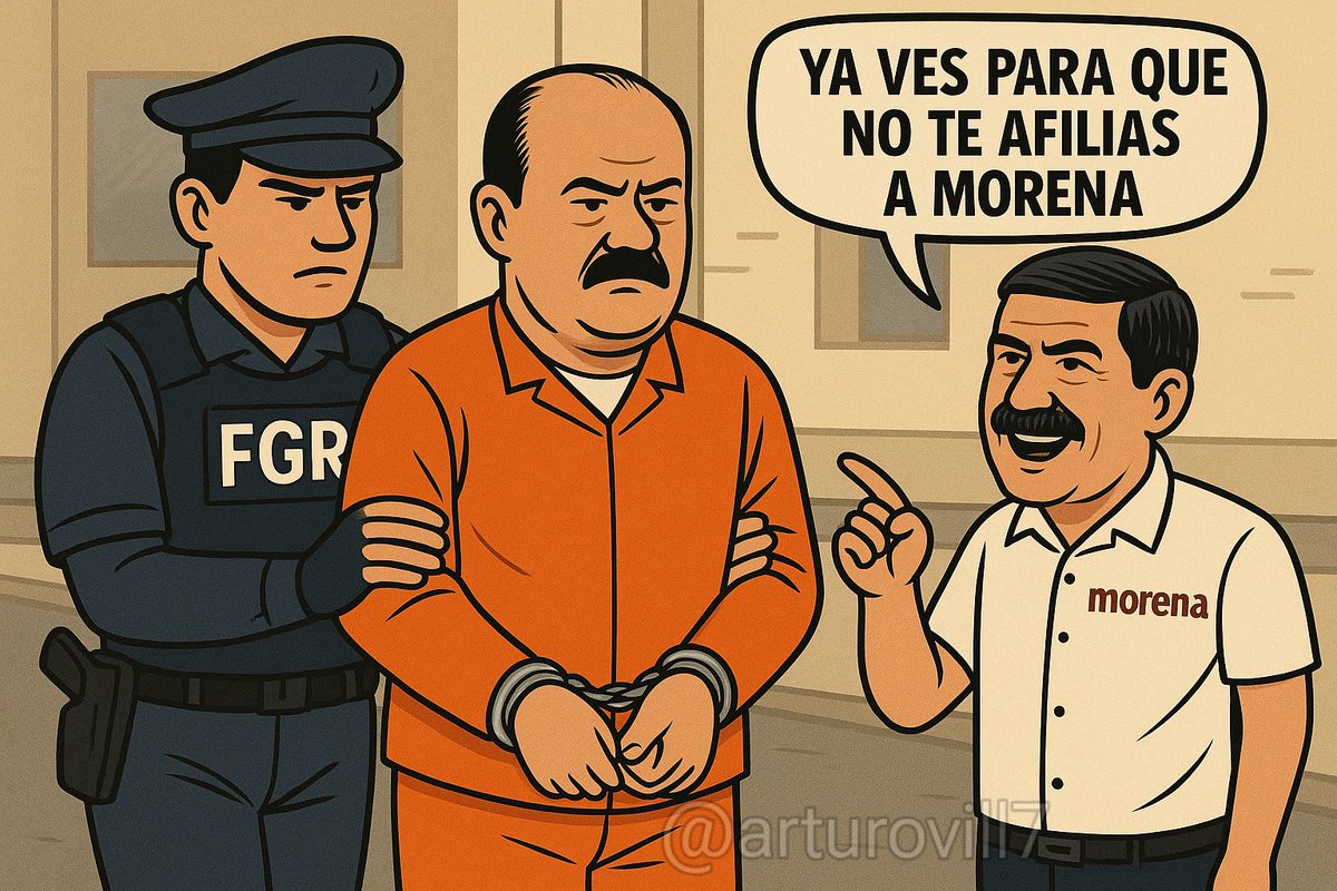 El error de César Duarte fue no haberse afiliado a Morena, vean al corrupto de Javier Corral, ahí anda bien campante disfrutando de lo robado…