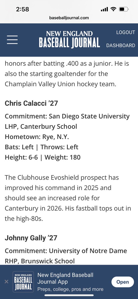 Canterbury Baseball tweet media