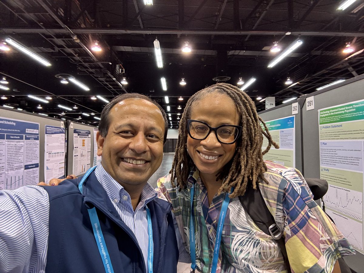 Guess who I ran into today at the IHI forum?  Wonderful feeling to catch up on the last few years. <a href="/NdidiUnaka/">Ndidi Unaka MD, MEd</a> #ihiforum