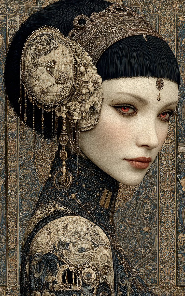 Mystique Unveiled: A Portrait of Enchantment