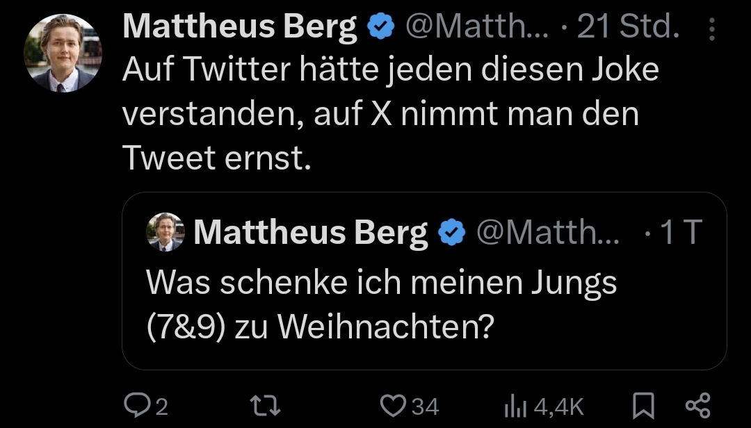 Dieser "Joke" ist aber auch wirklich Peak deutsche Comedy