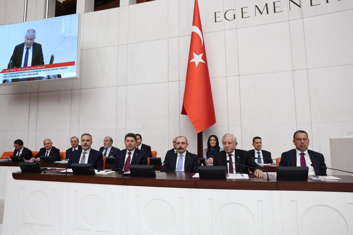 📍Gazi Meclisimizde

✅Türkiye Büyük Millet Meclisi
✅Adalet Bakanlığı
✅Dışişleri Bakanlığı
✅Kamu Denetçiliği Kurumu
✅Anayasa Mahkemesi
✅Sayıştay
✅Yargıtay
✅Danıştay
✅Kişisel Verileri Koruma Kurumu
✅Ceza İnfaz Kurumları ile Tutukevleri İşyurtları Kurumu
✅Türkiye Adalet