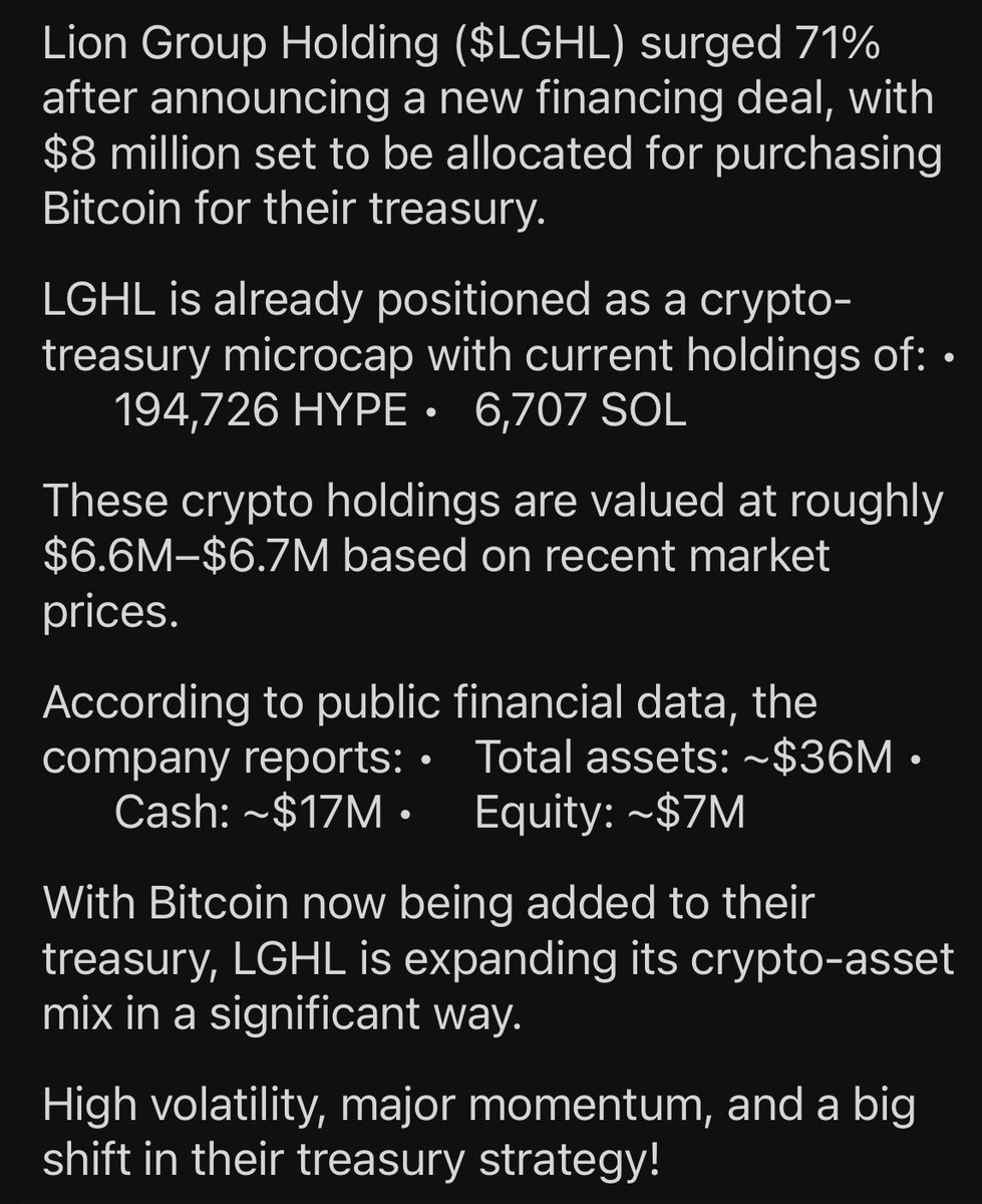 DATmonitor's tweet image. $LGHL
@LionGroupLGHL 

Target price - 50$ 🚀 

reddit.com/r/DATmonitor/s…