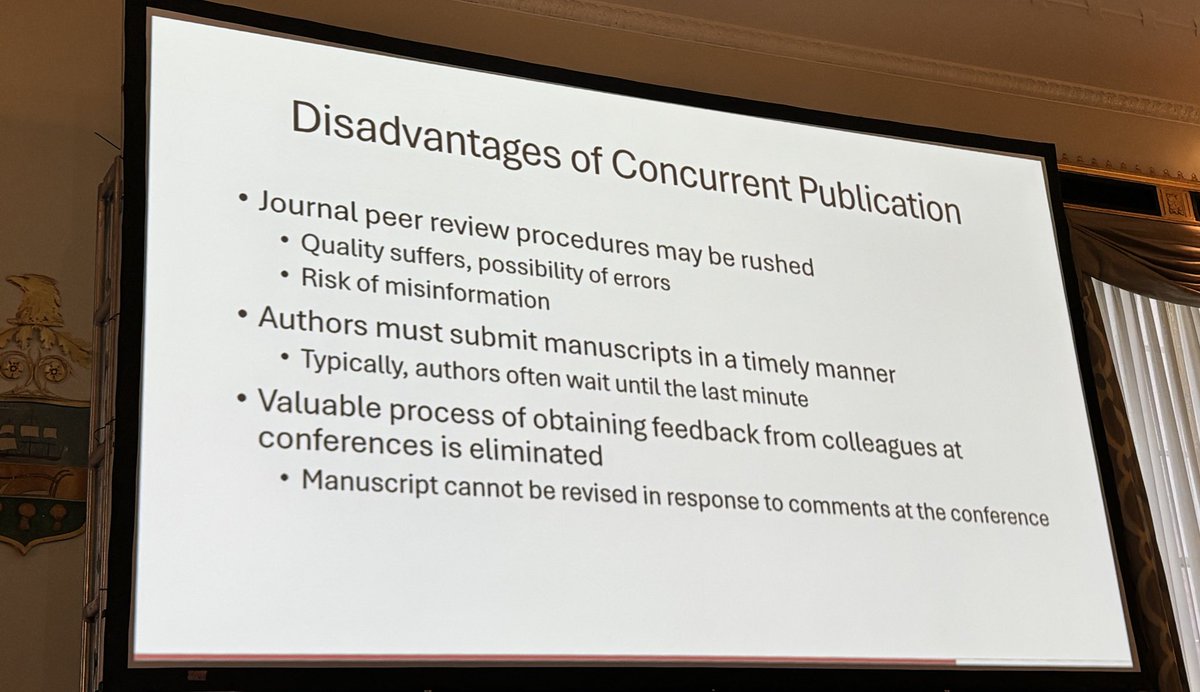 hvanspall's tweet photo. Disadvantages of #SimPubs with #LBCT presentations in our session on #Trust, #Ethics, #DataIntegrity, & #COIs in #Trials
#CVCT2025 https://t.co/mgQys3ZxVm