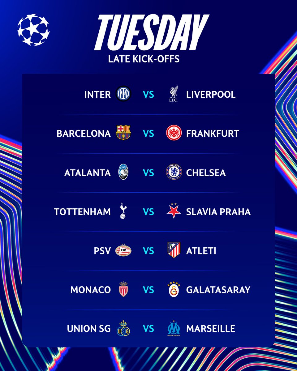 ChampionsLeague's tweet photo. Barça, Chelsea, Inter and Liverpool in action 🍿

#UCL https://t.co/slgnqVtmAC