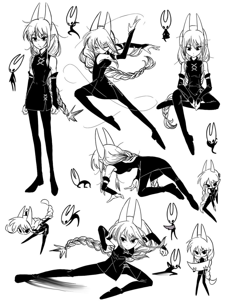 Still practicing 🖊️
#Silksong #Hornet