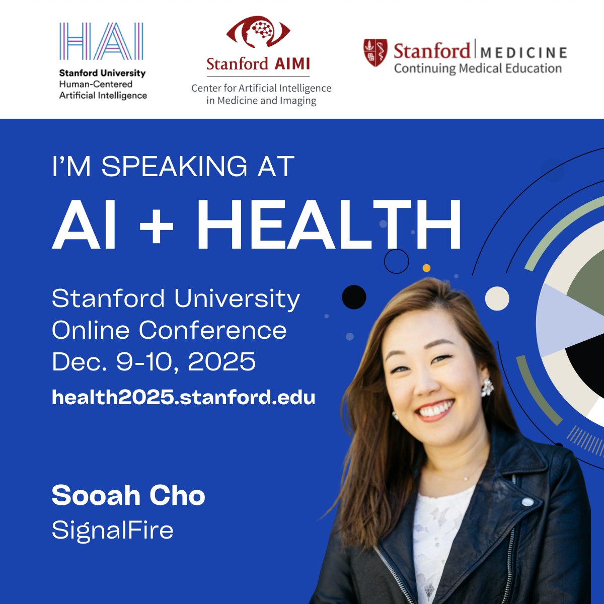 Stanford AI+HEALTH 2025 Conference is bringing together leading AI founders, providers, payors, and pharma executives as we close out a record breaking year of AI adoption in the health and life sciences industry! 🚀 

Our friends at <a href="/MenloVentures/">Menlo Ventures</a> shared fantastic stats on the