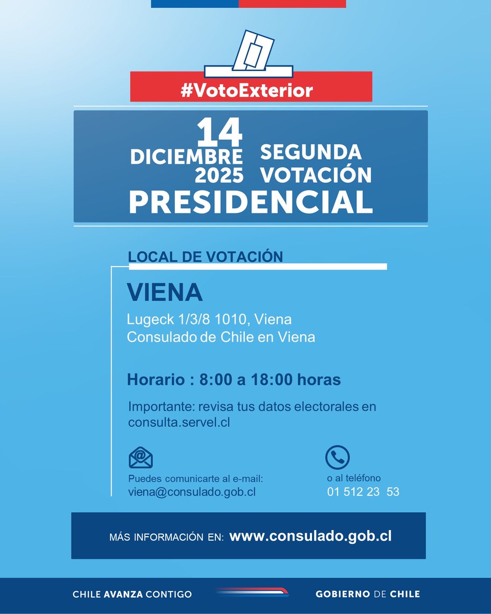 Embajada de Chile en Austria tweet media