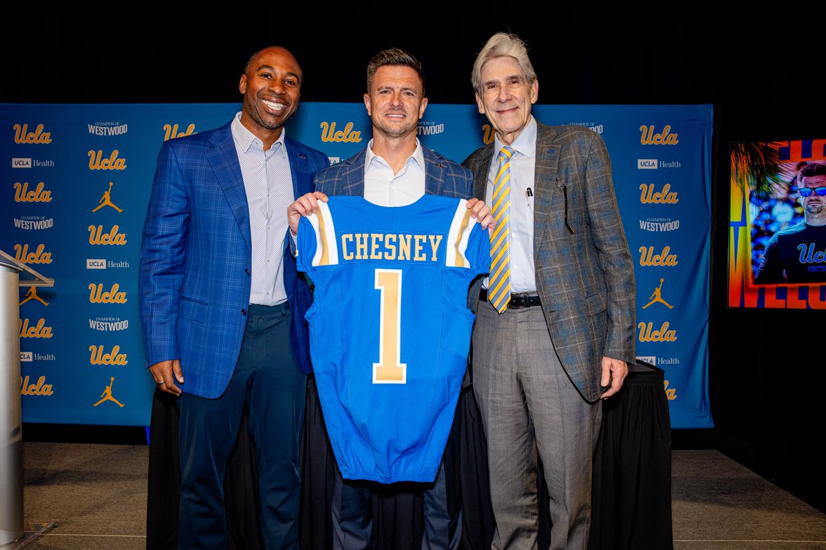 Big day in Westwood! 
<a href="/CoachBobChesney/">Robert Chesney</a> 

#GoBruins