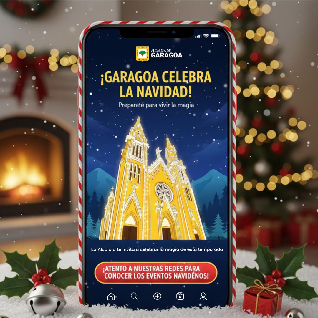 ¡GARAGOA CELEBRA LA NAVIDAD! 🎄

Prepárate para vivir la magia: luces, tradición y eventos inolvidables. ✨

La Alcaldía te invita a ser parte de la fiesta.

📲 ¡Atentos a nuestras redes! Pronto toda la programación.

#GaragoaNavideño
